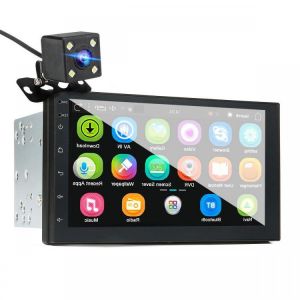 coolbuy - מגוון של מוצרים חמים ברשת!  לרכב iMars 7 Inch 2 Din Car MP5 Player for Android 8.0 2.5D Screen Stereo Radio GPS WIFI bluetooth FM with Rear Camera